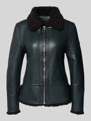 Lammnappa Jacke mit Umlegekragen von Cabrini - 20