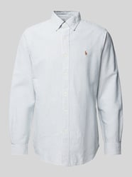 Koszula casualowa o kroju custom fit z kołnierzykiem typu button down od Polo Ralph Lauren Zielony - 41