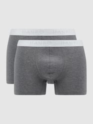 Boxershort met labeldetails in een set van 2 stuks van Hanro Grijs / zwart - 37