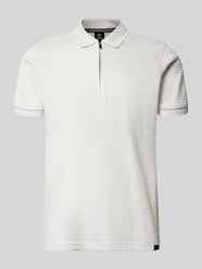 Regular Fit Poloshirt mit kurzem Reißverschluss von LERROS - 16