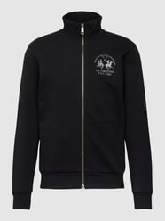 Sweatjacke mit Label-Stitching von La Martina Schwarz - 13