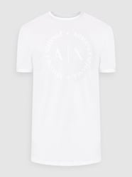 Regular Fit T-Shirt mit Logo  von ARMANI EXCHANGE Weiß - 7