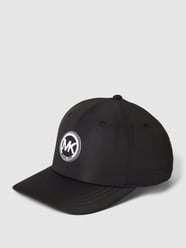 Pet met labelapplicatie, model 'CHARM LOGO HAT' van Michael Kors Grijs / zwart - 33