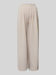 Wide Fit stoffen broek met geplooide vouwen van Christian Berg Woman - 11