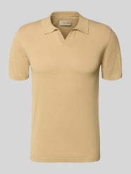 regular fit poloshirt in brei-look model 'Bray' van Blend Beige - 35