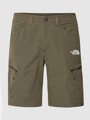 Shorts mit Label-Print Modell 'Exploration' von The North Face Grün - 41