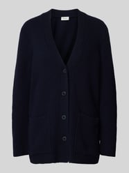 Cardigan mit aufgesetzten Taschen von MAERZ Muenchen Blau - 14