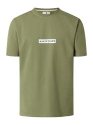 T-shirt z bawełny ekologicznej model ‘Akkikki’  od Anerkjendt Zielony - 26