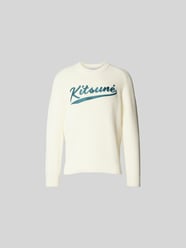 Pullover in Strick-Optik von MAISON KITSUNÉ Beige - 12