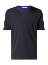 T-Shirt aus Baumwolle mit Logo-Print  von Calvin Klein Jeans Blau - 18