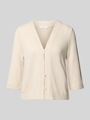 Cardigan met V-hals, model 'Semipa' van OPUS Beige - 47