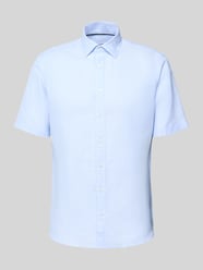 Koszula lniana o kroju slim fit z listwą guzikową od Jake*s - 28