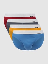 Slip in een set van 4 stuks van Skiny Grijs / zwart - 18