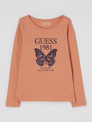 Longsleeve mit Logo  von Guess Orange - 14