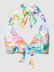 Bikini-Oberteil mit Neckholder von Lauren Ralph Lauren Grün - 30