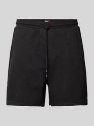 Regular Fit Sweatshorts aus Alpaka-Mix mit Logo-Stitching von Tommy Jeans - 8