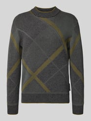 Regular fit gebreide pullover van een mix van katoen en wol van Marc O'Polo - 9