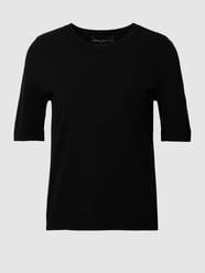 T-Shirt mit Label-Applikation von Marc Cain Schwarz - 2