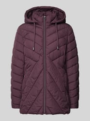 Steppjacke mit Reißverschluss von Christian Berg Woman Selection Lila - 30