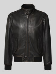 Regular fit jack van echt lamsleer model 'BERKELY' van Strellson - 2