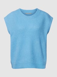 Spencer in gebreide look van (The Mercer) N.Y. Blauw - 34
