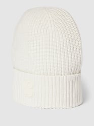 Beanie met labelapplicatie van s.Oliver RED LABEL Wit - 36