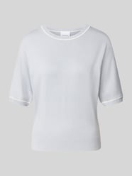 Regular fit pullover van viscosemix in tricotlook van COMMA - 19