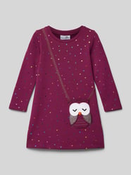 Kleid mit Rundhalsausschnitt von Happy Girls Lila - 1