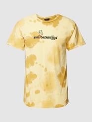 T-Shirt mit Label-Print Modell 'PASSION & PATIENCE' von The Hundreds Gelb - 2