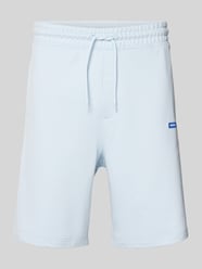 Regular Fit Sweatshorts mit Label-Badge Modell 'Nasensio' von Hugo Blue - 16