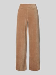 Wide leg corduroy broek met elastische band van Christian Berg Woman - 19