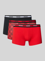 Trunks aus Baumwoll-Mix im 3er-Pack Modell 'PLANET' von HUGO - 32