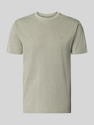 T-Shirt mit Rundhalsausschnitt und Label-Stitching von GANT - 32