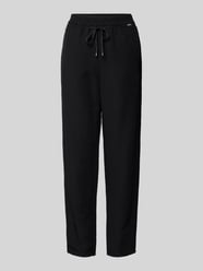 Tapered Fit Stoffhose aus Viskose-Leinen-Mix von Marc Cain - 18