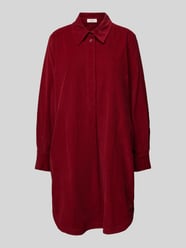 Relaxed Fit Hemdblusenkleid aus reiner Baumwolle in Feincord von s.Oliver RED LABEL Rot - 6