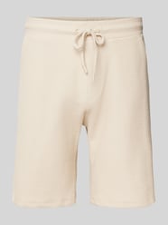 Shorts mit elastischem Bund und Tunnelzug von MCNEAL Beige - 7