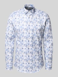 Slim fit zakelijk overhemd van katoen met kentkraag van Jake*s - 3