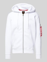 Bluza rozpinana z detalami z logo od Alpha Industries - 18