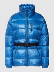 Daunenjacke mit Label-Details Modell 'Alpin' von comma Casual Identity Blau - 35