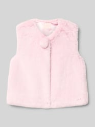 Regular Fit Weste mit Kunstfell und V-Ausschnitt von Guess Pink - 46
