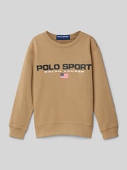 Sweatshirt mit Label-Print von Polo Sport Braun - 8