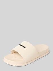 Sandalette mit Label-Detail Modell 'SUNA SLIDE' von Pegador Beige - 9