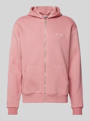 Sweatjacke mit Label-Print von REVIEW Pink - 17