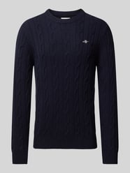 Gebreide pullover met kabelpatroon van Gant - 43