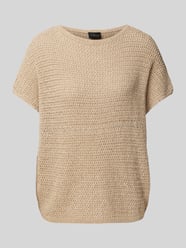 Loose Fit Strickpullunder mit überschnittenen Schultern von s.Oliver BLACK LABEL Beige - 46