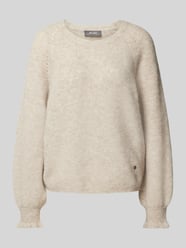 Gebreide pullover met ribboorden van MOS MOSH - 29