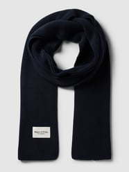 Schal mit Label-Detail von Marc O'Polo Blau - 42
