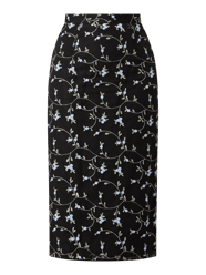 Rock mit floralem Muster
 von EDITED Grau / Schwarz - 9