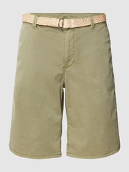 Shorts mit Gürtel von Esprit Grün - 43