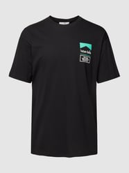 T-Shirt mit Label-Print Modell 'CIG' von Vertere Grau / Schwarz - 6
